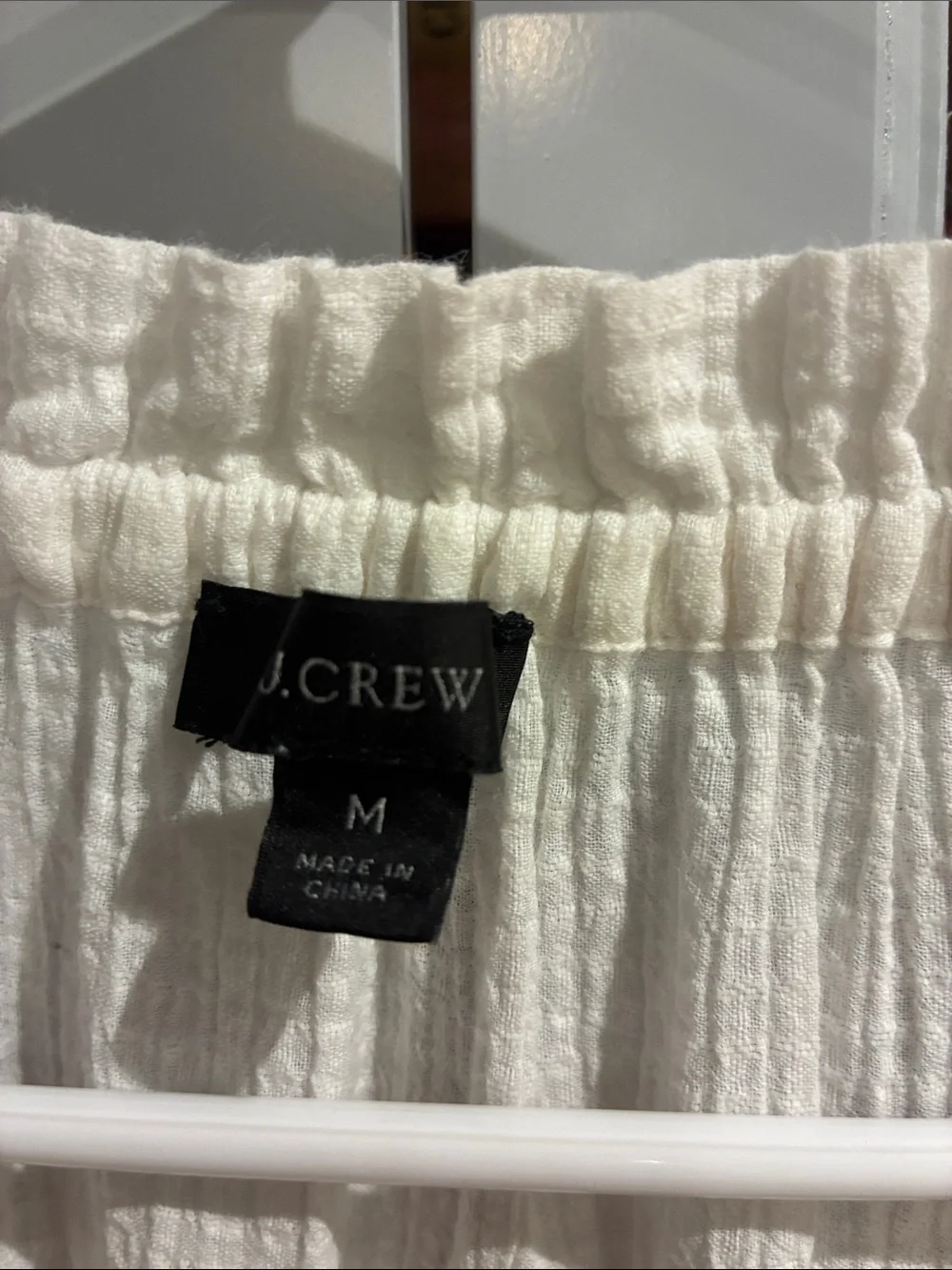 J. Crew lightweight white